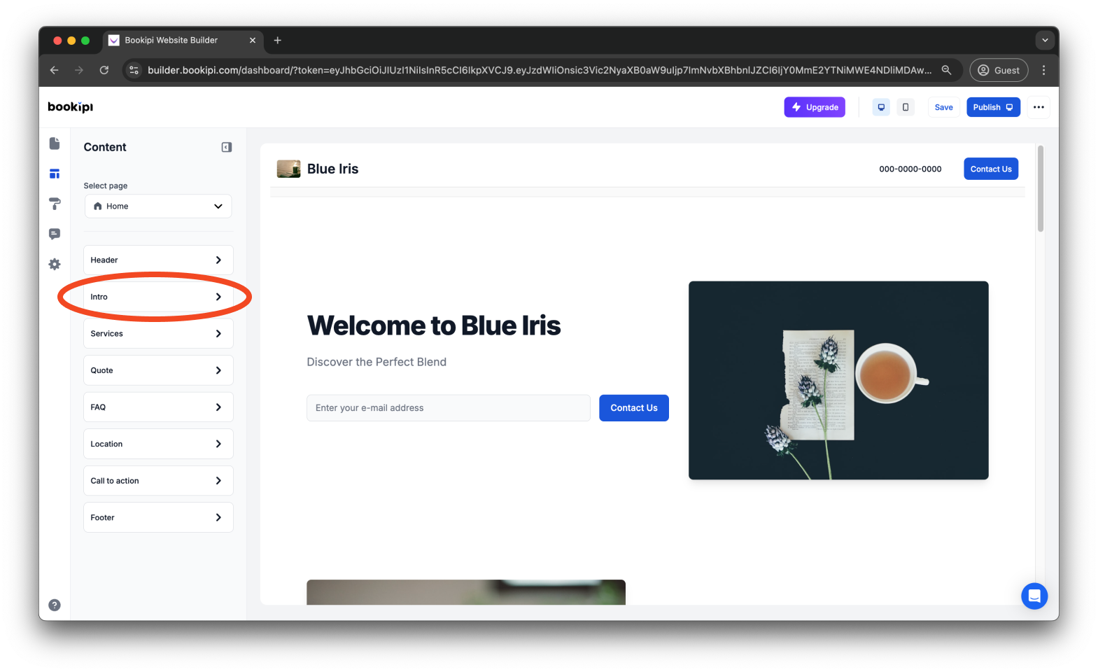 Uncategorized - How to edit your website introduction in Bookipi AI Website Builder - 3