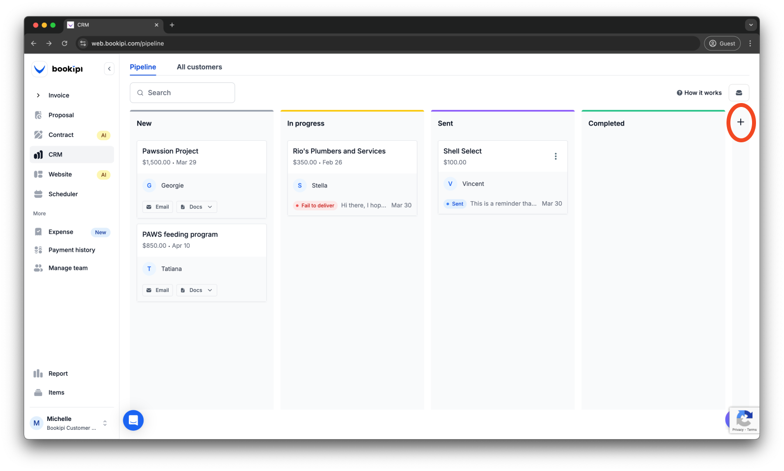 Uncategorized - How to add an additional Pipeline status in Bookipi CRM - 2