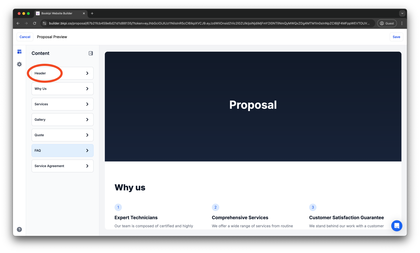 Uncategorized - How to add a title to your Proposal AI - 7