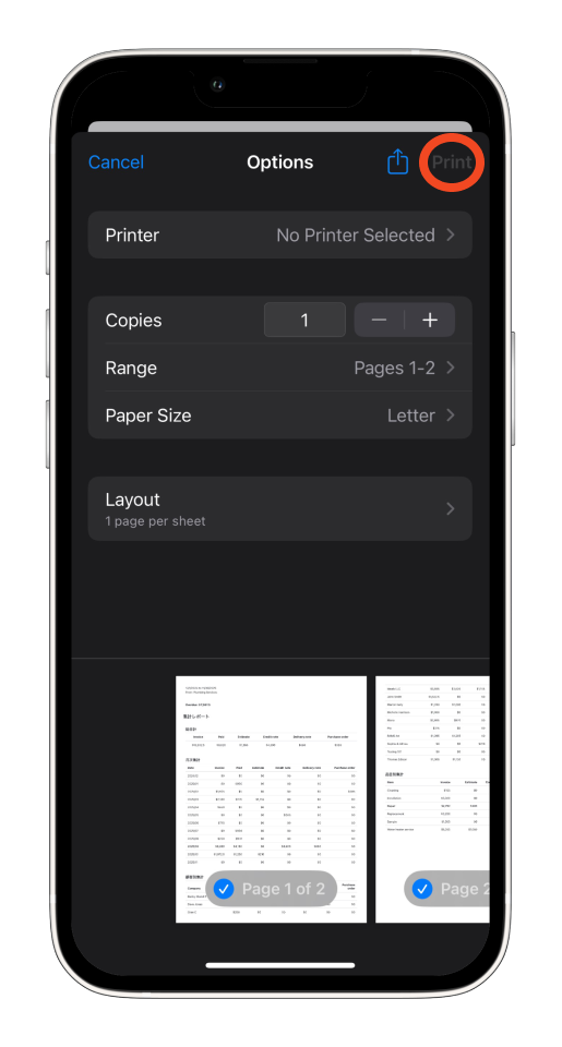 Invoice Mobile App - How to create a report - 3