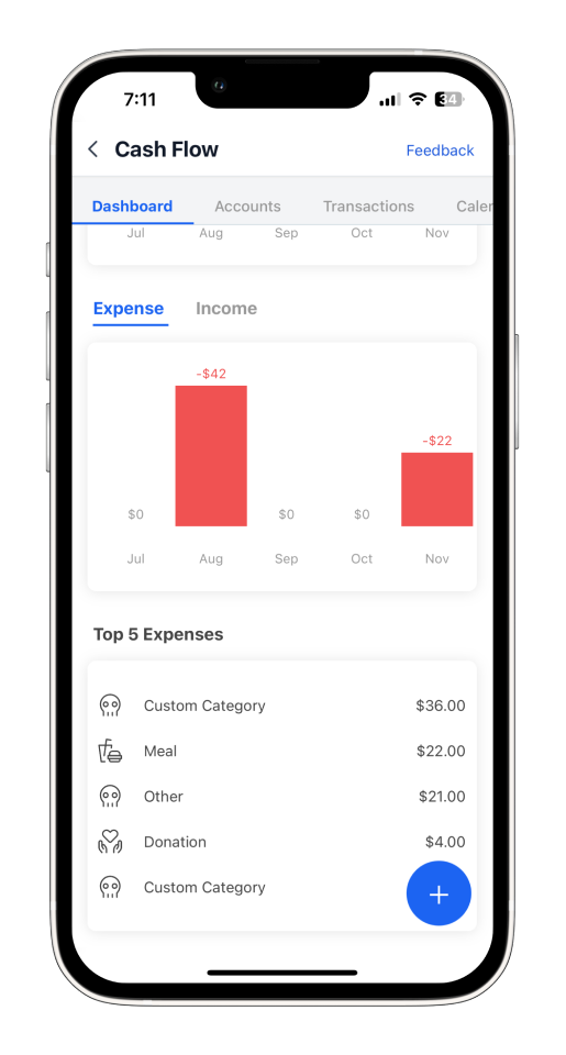Invoice Mobile App - How to view profit and loss totals - 12