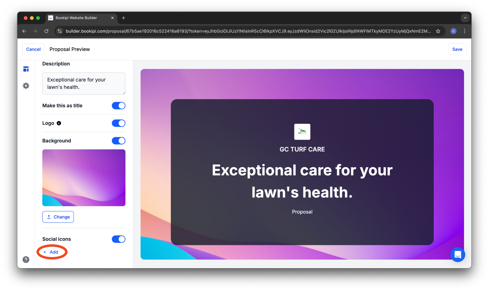 Uncategorized - How to add your social links to your Proposal AI - 13