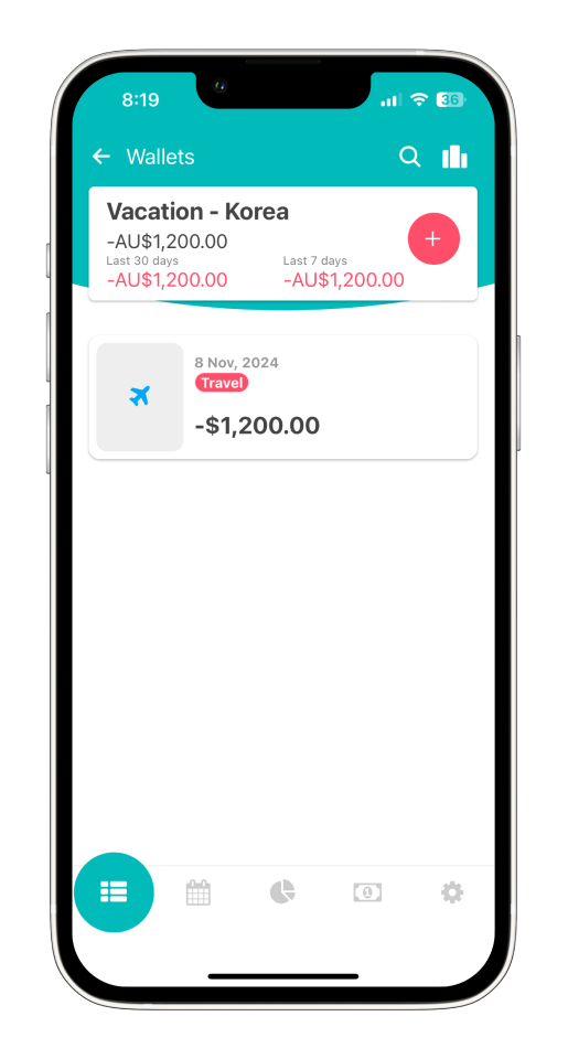 Bookipi Expense - How to use wallets and add expenses - 14
