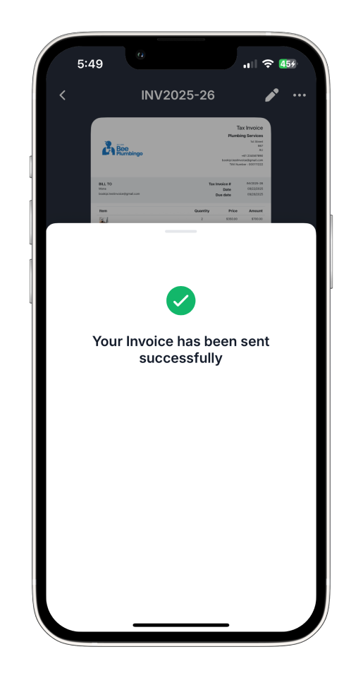 Uncategorized - How to edit a Partially or Fully Paid Invoice in the Bookipi Mobile App - 14