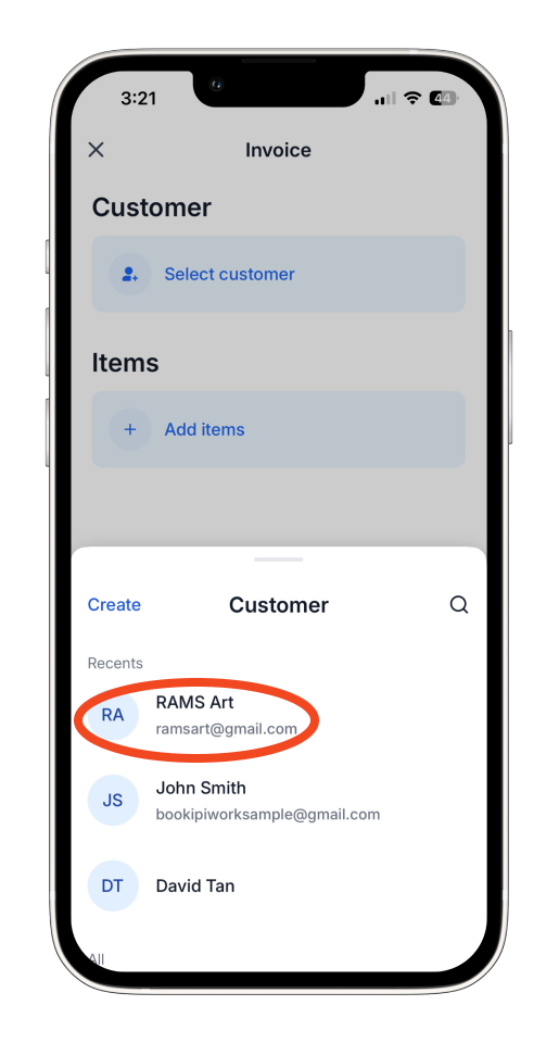 Uncategorized - How to create and send an invoice on the mobile app - 18
