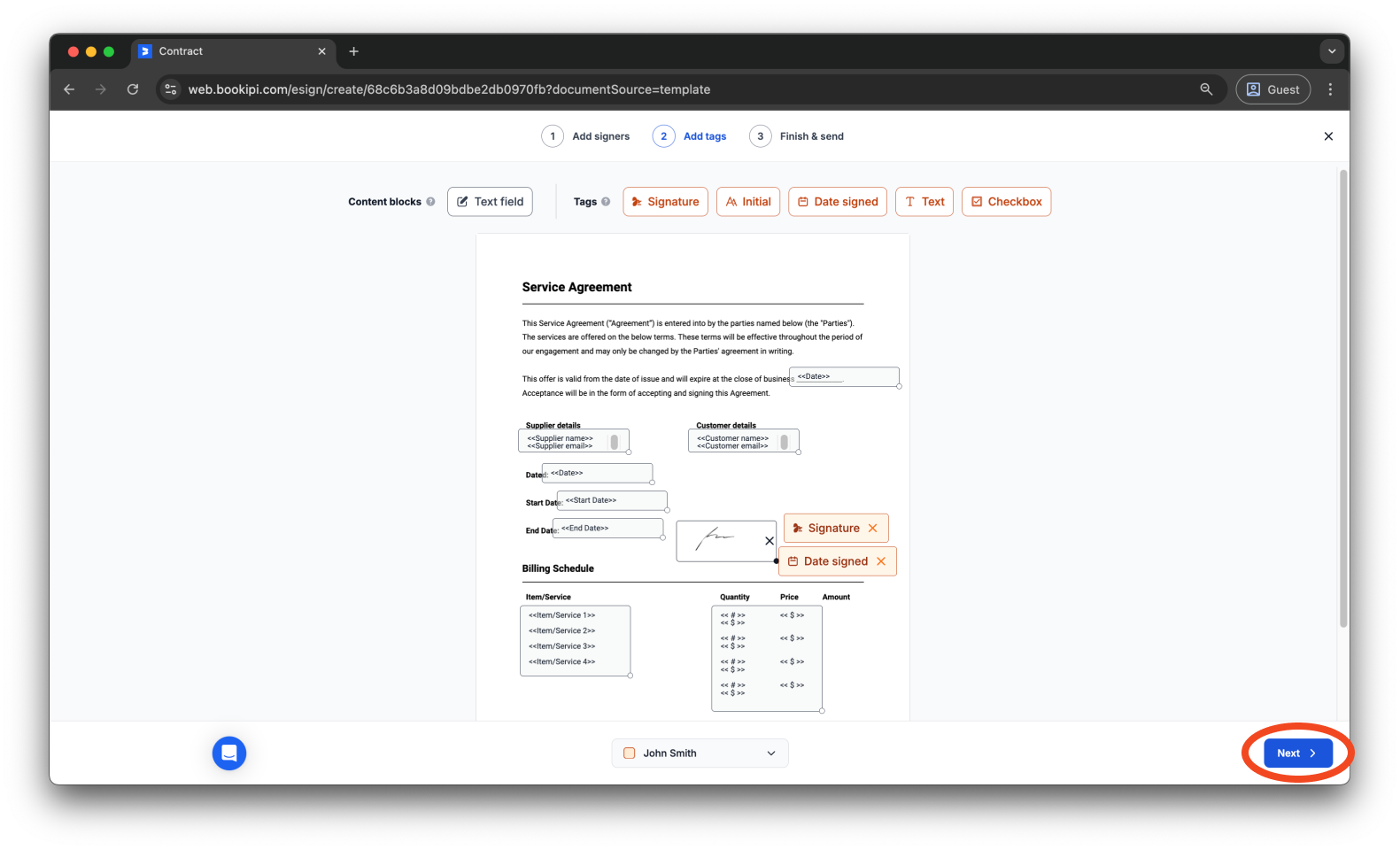 Uncategorized - How to sign your own document using Bookipi eSign - 9