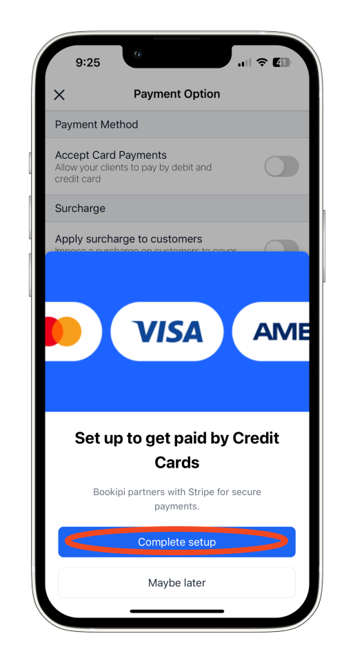 Invoice Mobile App - How to use Stripe for credit card payments - 5