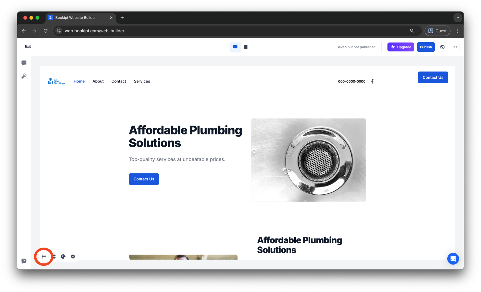 Uncategorized - How to add, edit, rename, and delete a page in Bookipi AI Website Builder - 3