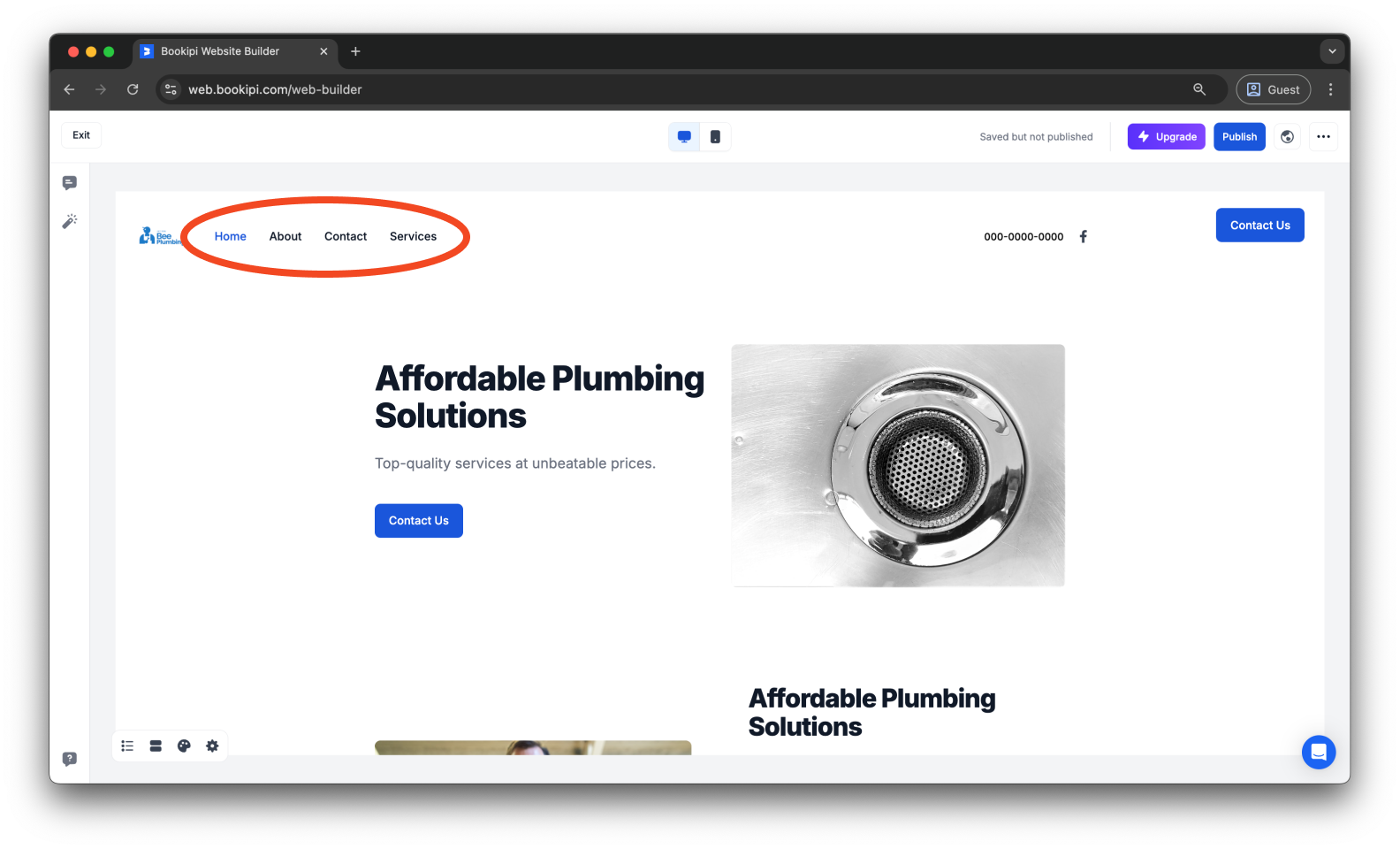 Uncategorized - How to add, edit, rename, and delete a page in Bookipi AI Website Builder - 10