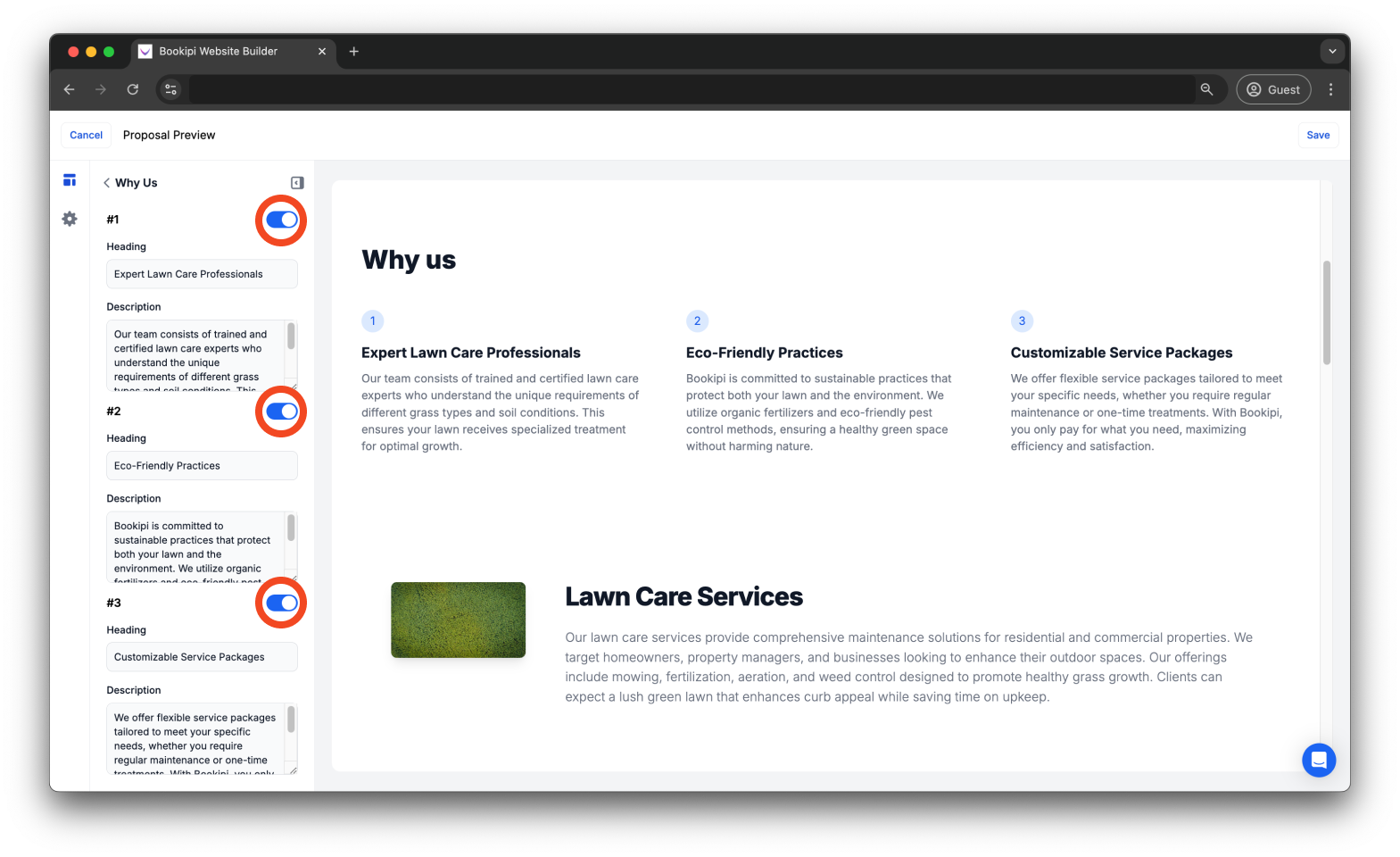 Uncategorized - How to edit your Why Us section on Proposal AI - 10