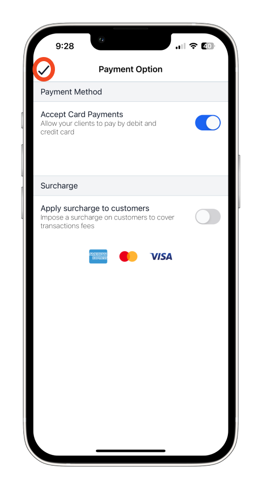 Invoice Mobile App - How to use Stripe for credit card payments - 8
