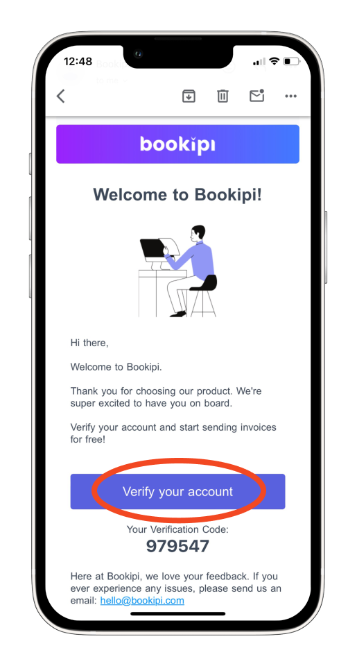 Invoice Mobile App - How to set up your password - 2