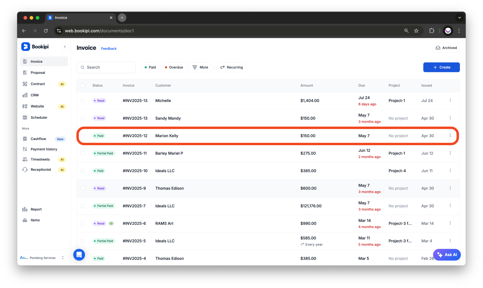 Invoice Web V2 - How to refund customers on Stripe and reissue invoices - 2