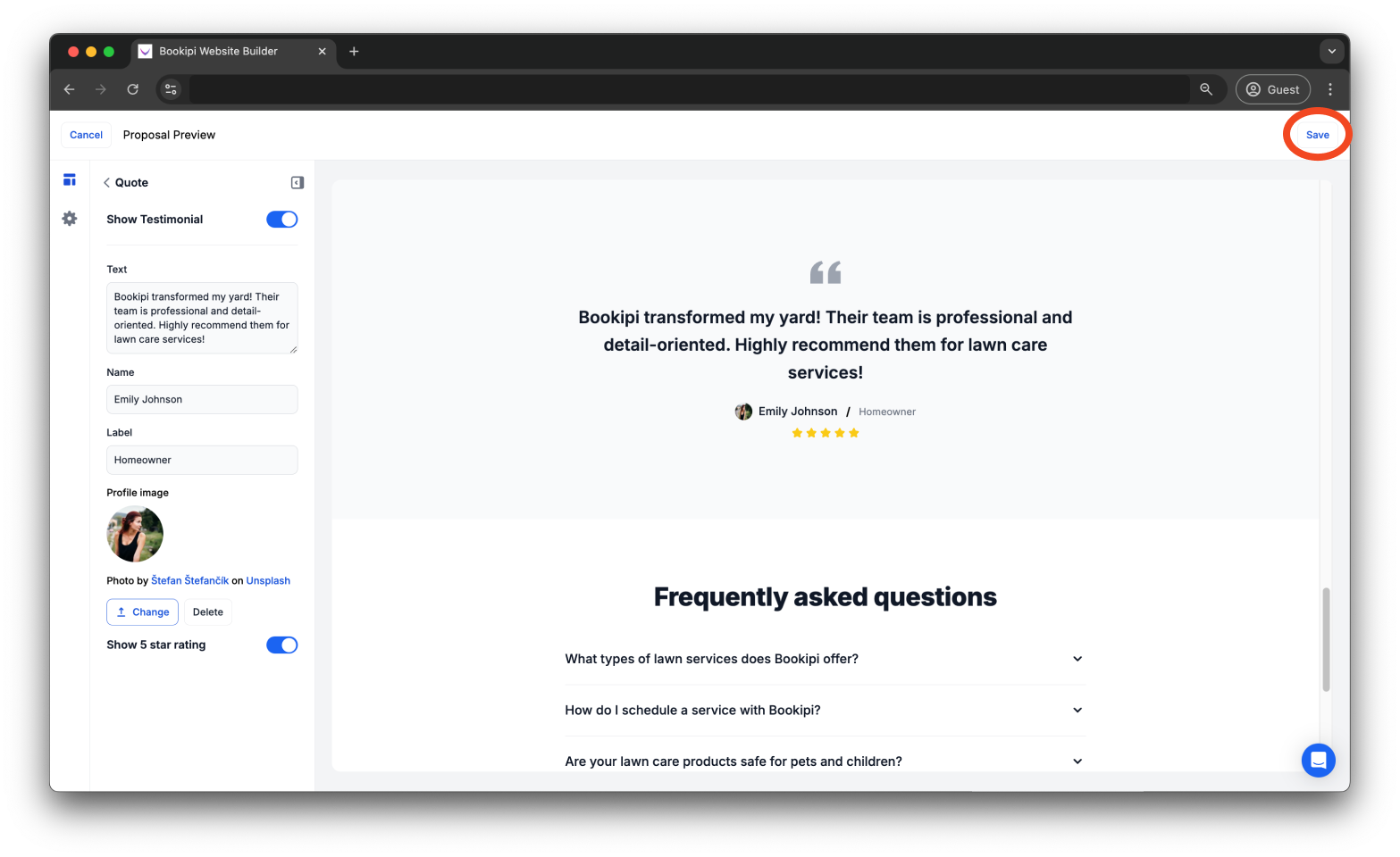 Uncategorized - How to add/edit a testimonial to your Proposal AI - 12
