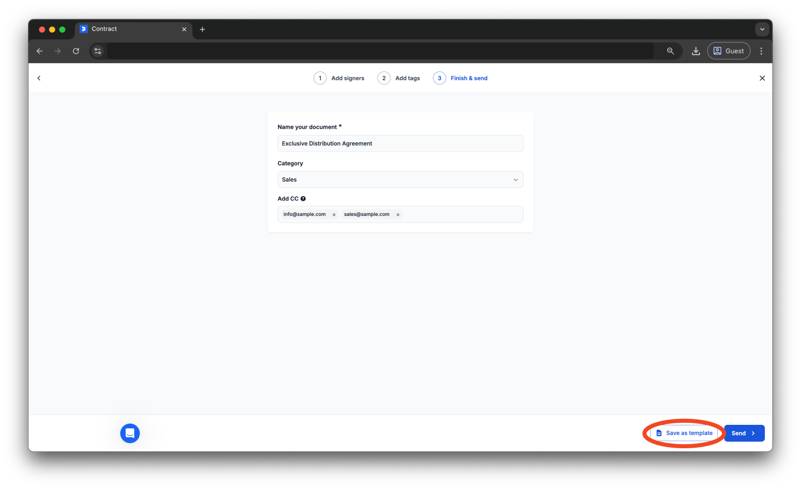 Bookipi eSign - How to create an eSign document from scratch using Bookipi eSign - 11