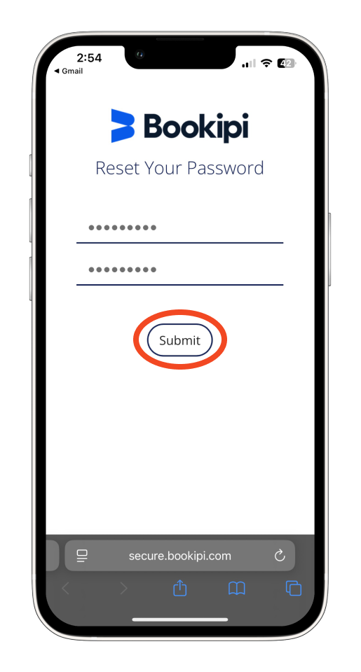 Invoice Mobile App - How to reset your password - 6
