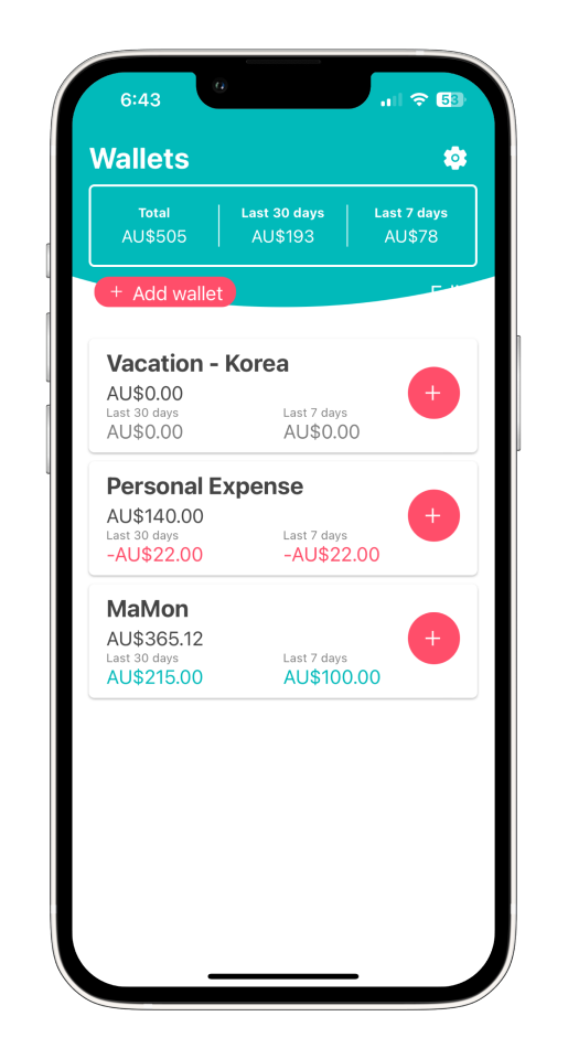 Bookipi Expense - How to use wallets and add expenses - 6