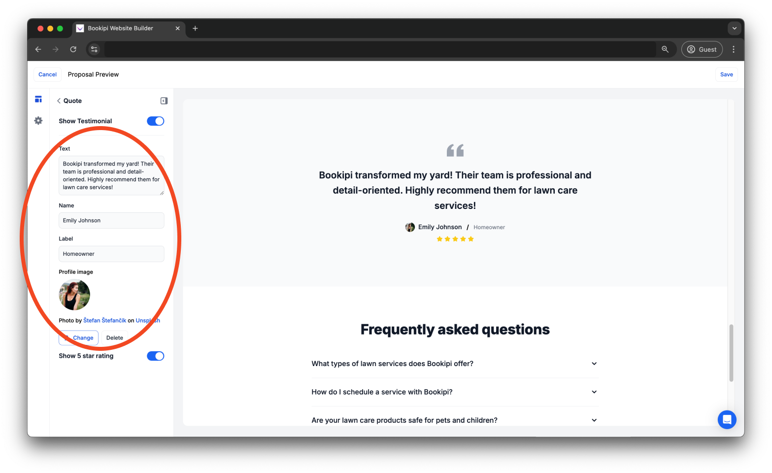 Uncategorized - How to add/edit a testimonial to your Proposal AI - 10