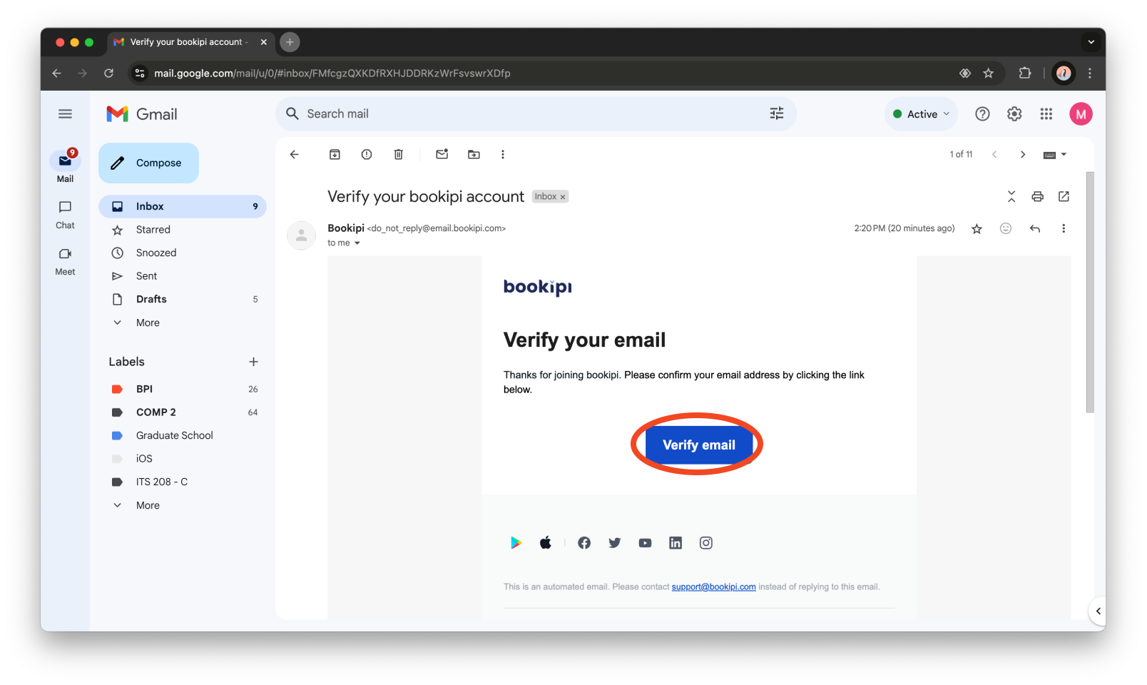 Invoice Web V2 - How to sign up to Bookipi Web v2 - 8
