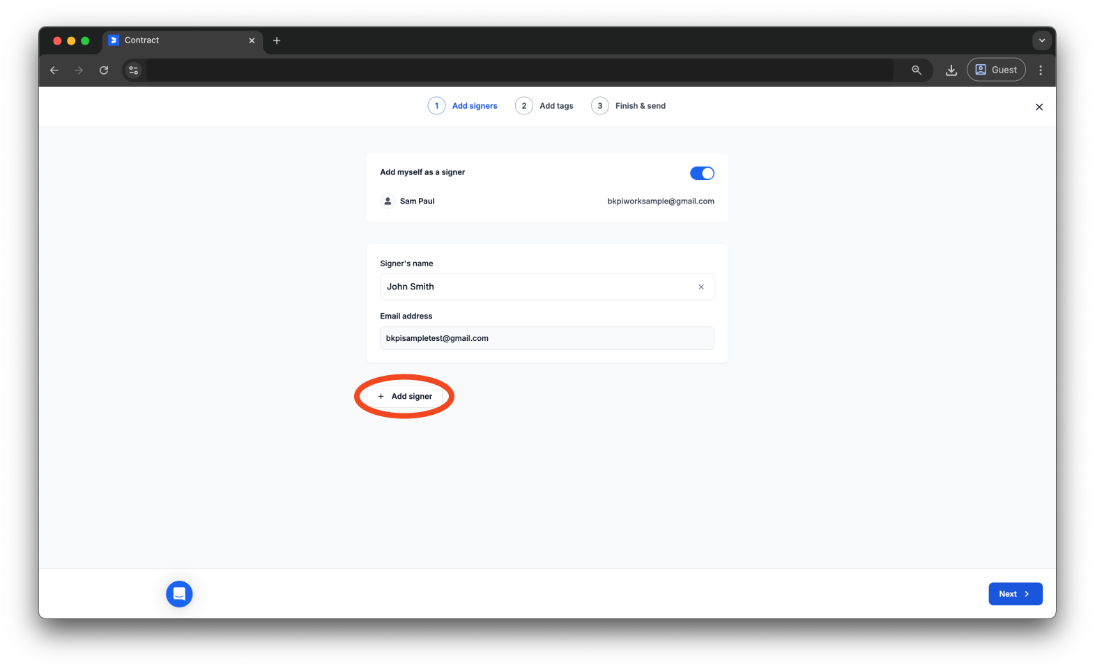 Uncategorized - How to create and send an AI Contract with Bookipi eSign - 22