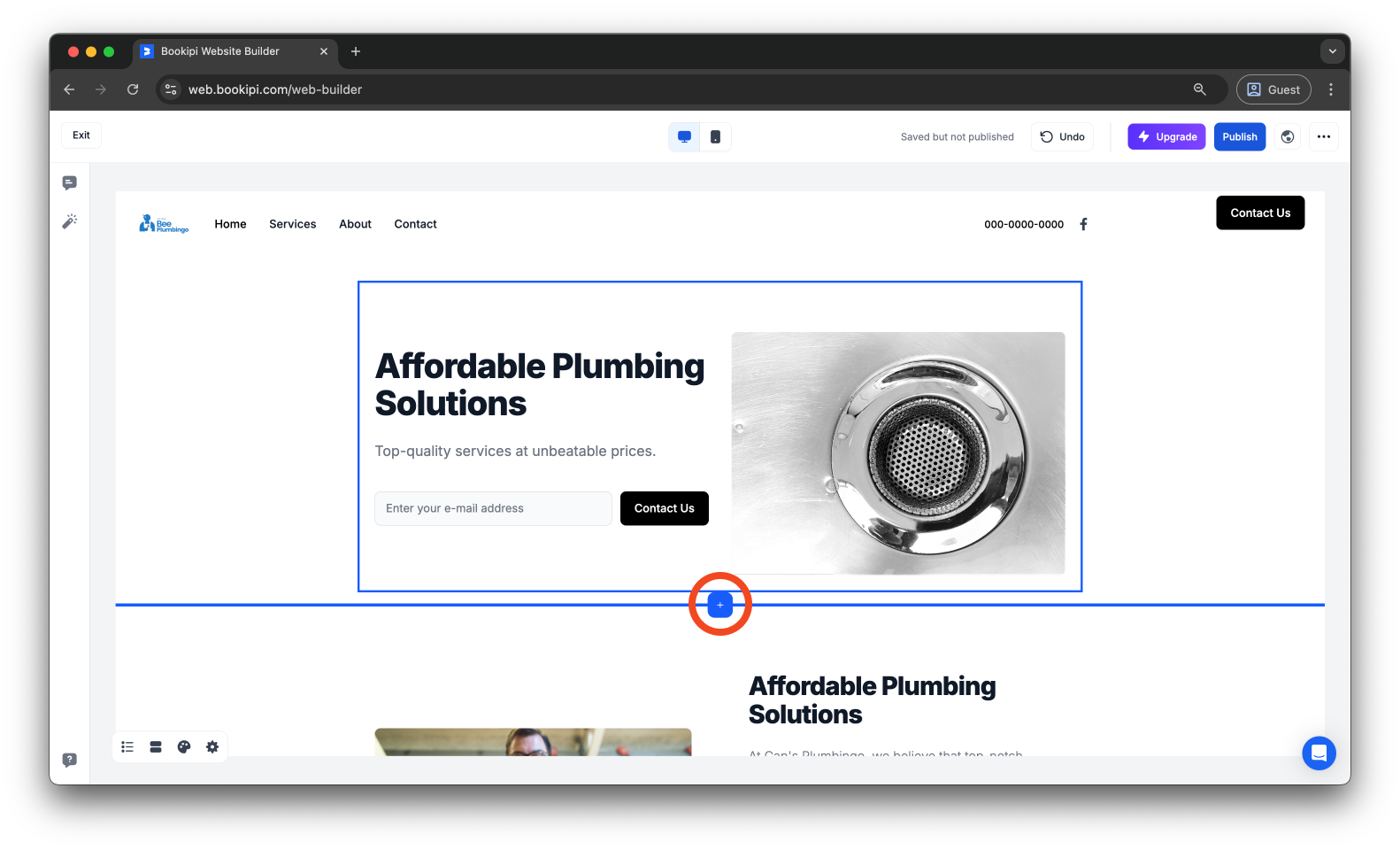 Bookipi AI Website Builder - How to edit your website in Bookipi AI Website Builder - 7