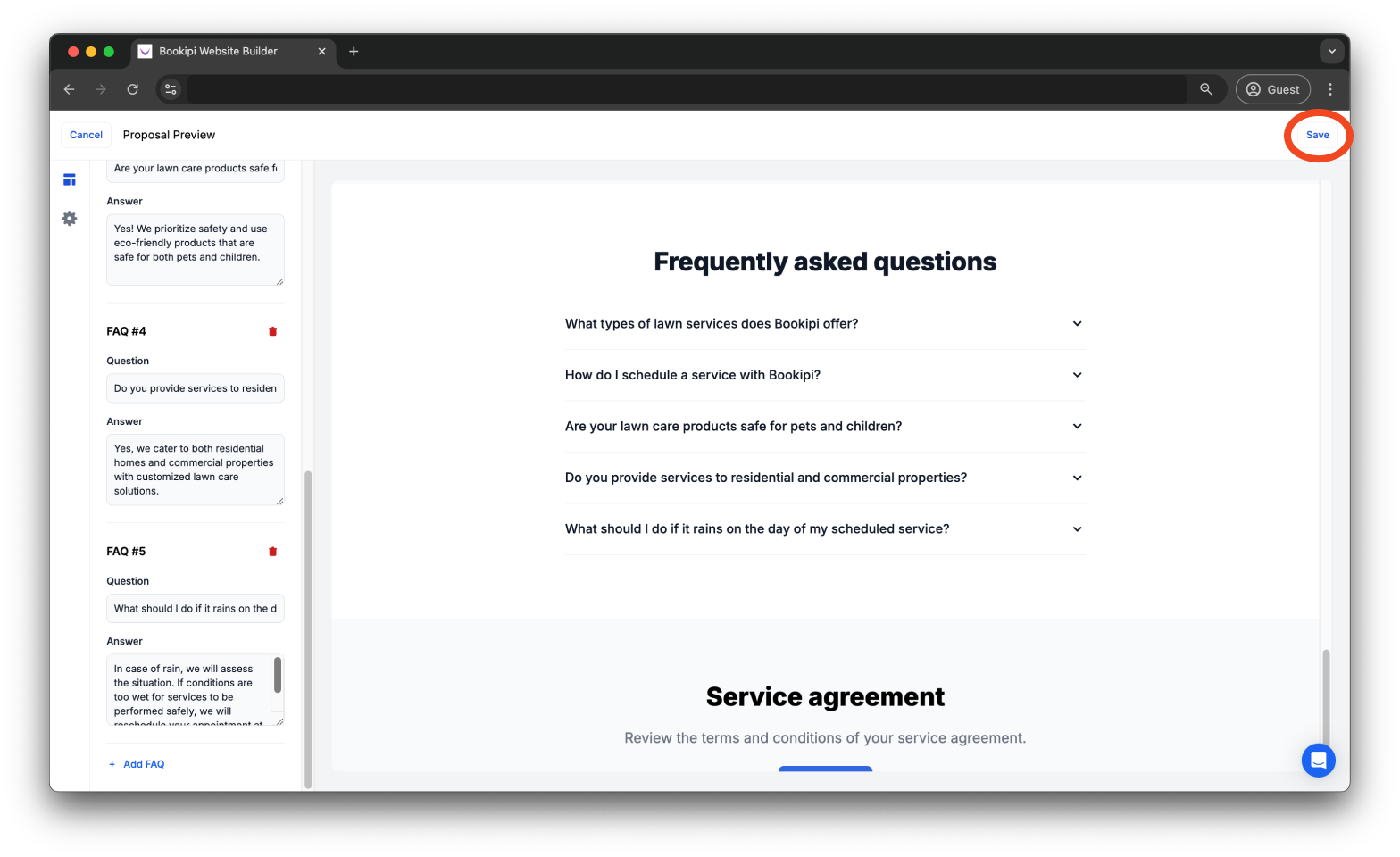 Uncategorized - How to enable/disable FAQs on Proposal AI - 11
