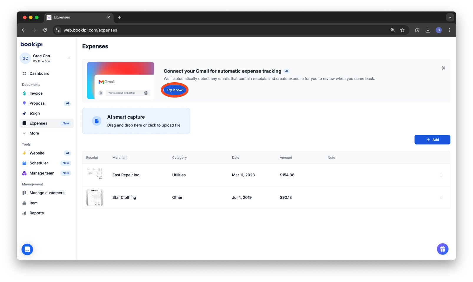 Uncategorized - How to sync Expenses to your Gmail account on the Web app - 2