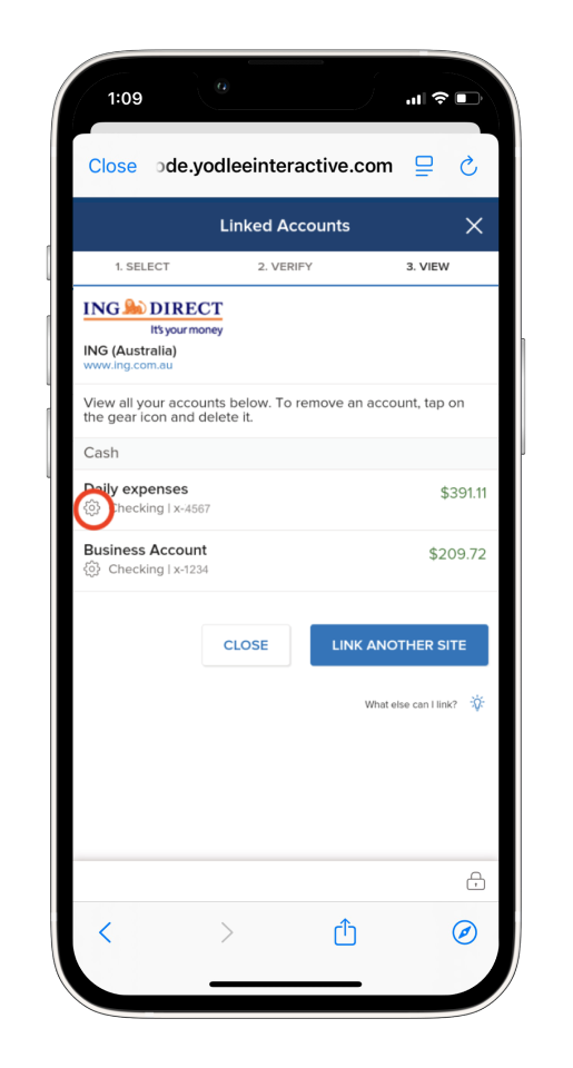 Invoice Mobile App - How to sync your bank - 9