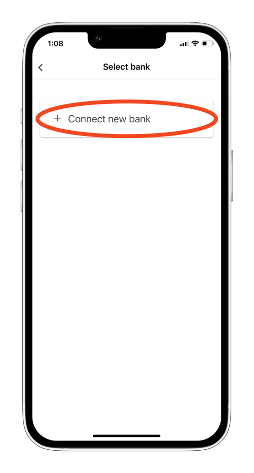 Invoice Mobile App - How to sync your bank - 4
