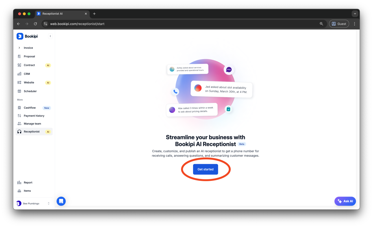 Uncategorized - How to create your Bookipi AI Receptionist - 2