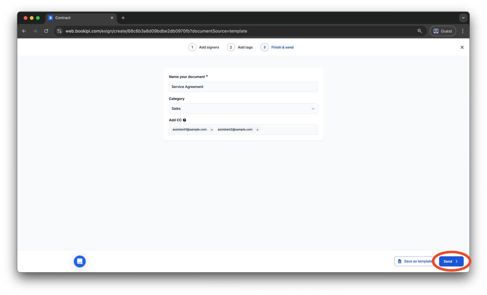 Uncategorized - How to sign your own document using Bookipi eSign - 12