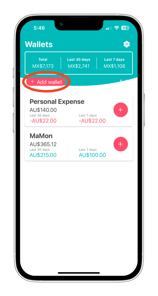 Bookipi Expense - How to use wallets and add expenses - 2