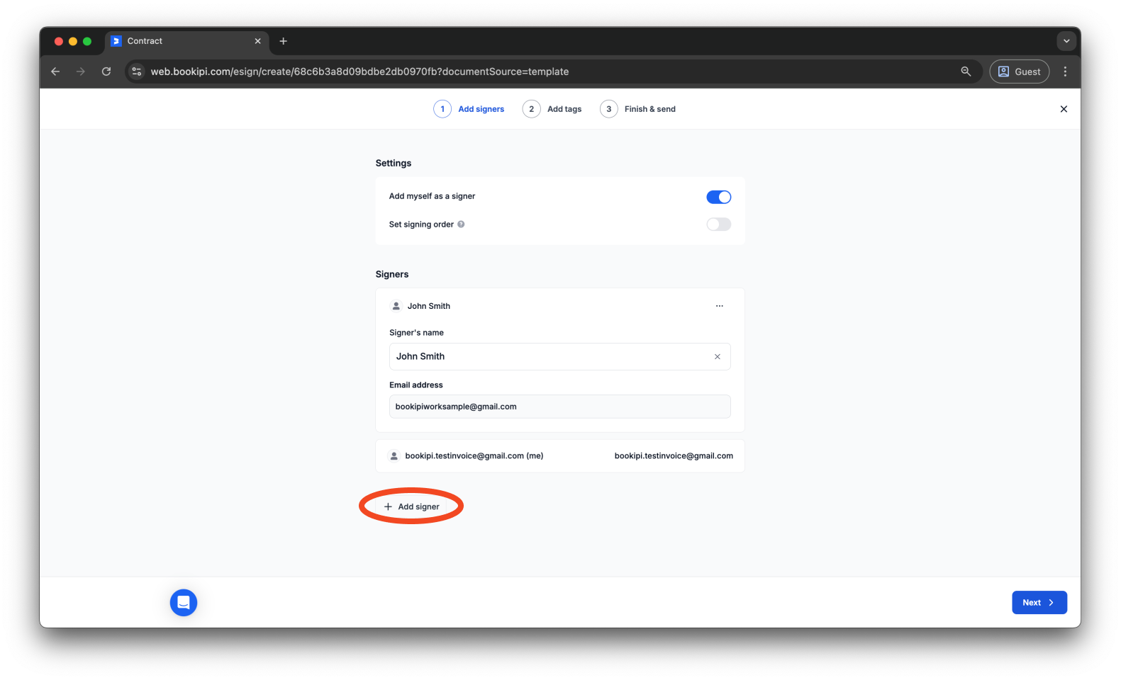 Uncategorized - How to sign your own document using Bookipi eSign - 4