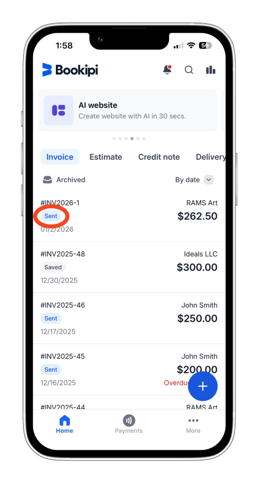Uncategorized - How to create and send an invoice on the mobile app - 16