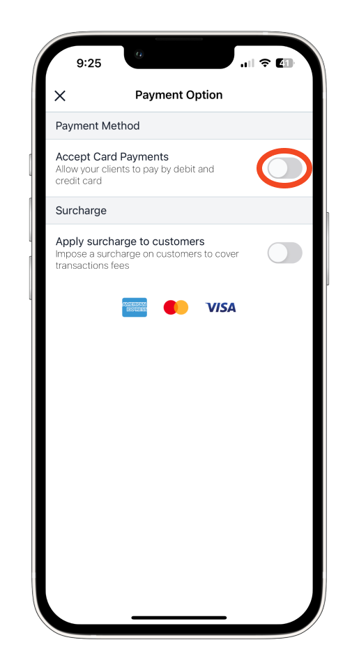 Invoice Mobile App - How to use Stripe for credit card payments - 4