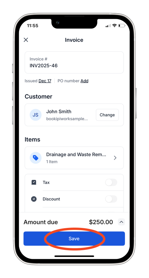Uncategorized - How to customize your invoice and other documents in the mobile app - 3