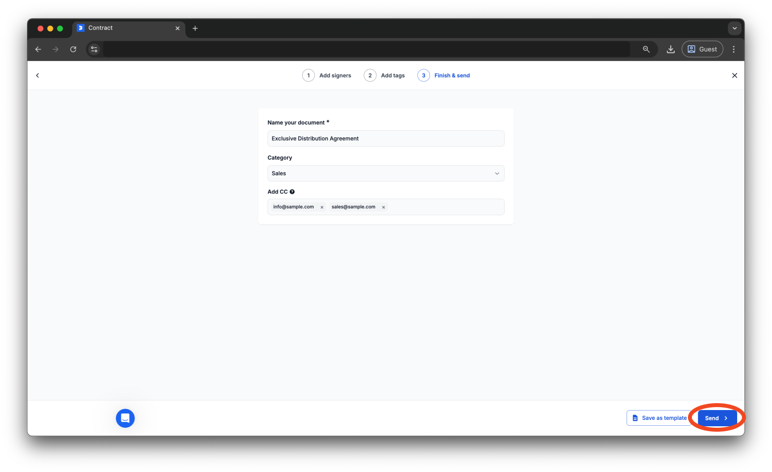 Bookipi eSign - How to create an eSign document from scratch using Bookipi eSign - 12