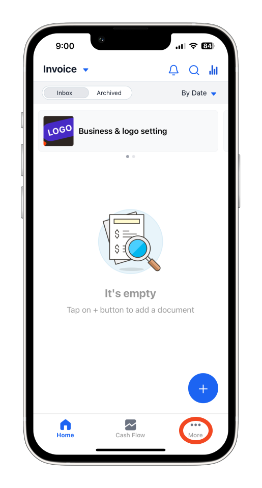 Invoice Mobile App - How to verify your account - 4