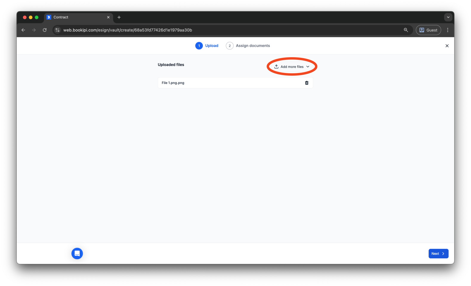 Uncategorized - How to save and store your documents using Bookipi eSign - 4