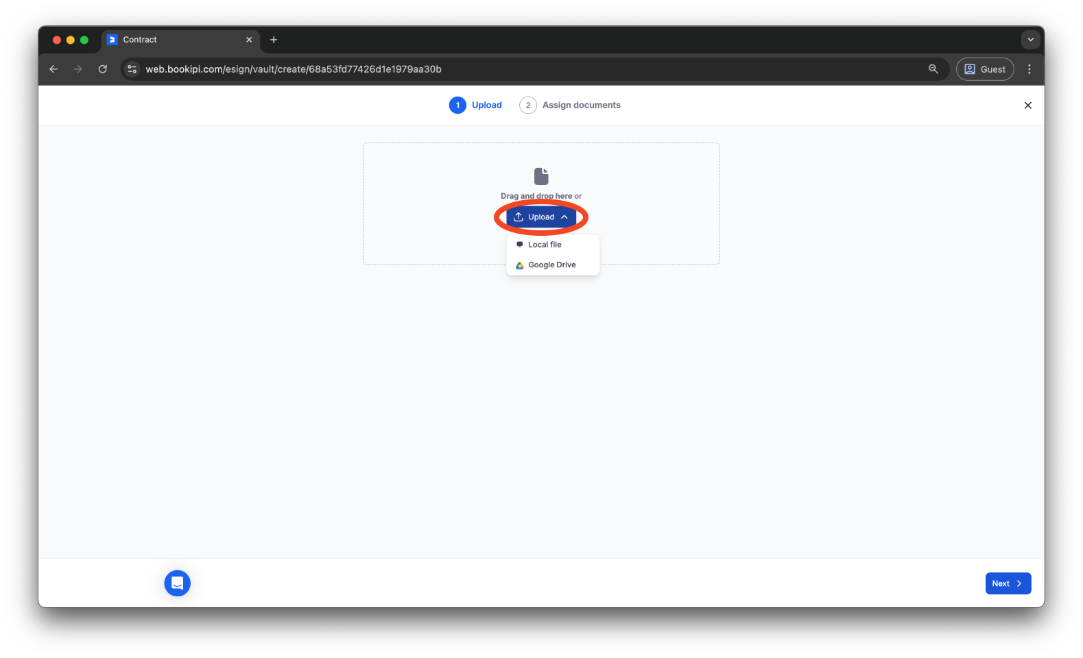 Uncategorized - How to save and store your documents using Bookipi eSign - 3