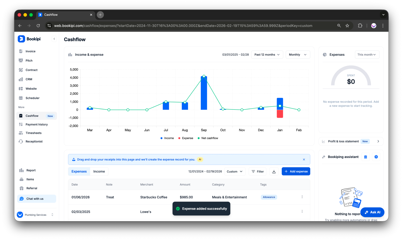 Uncategorized - How to manually add expense on the Web app - 12