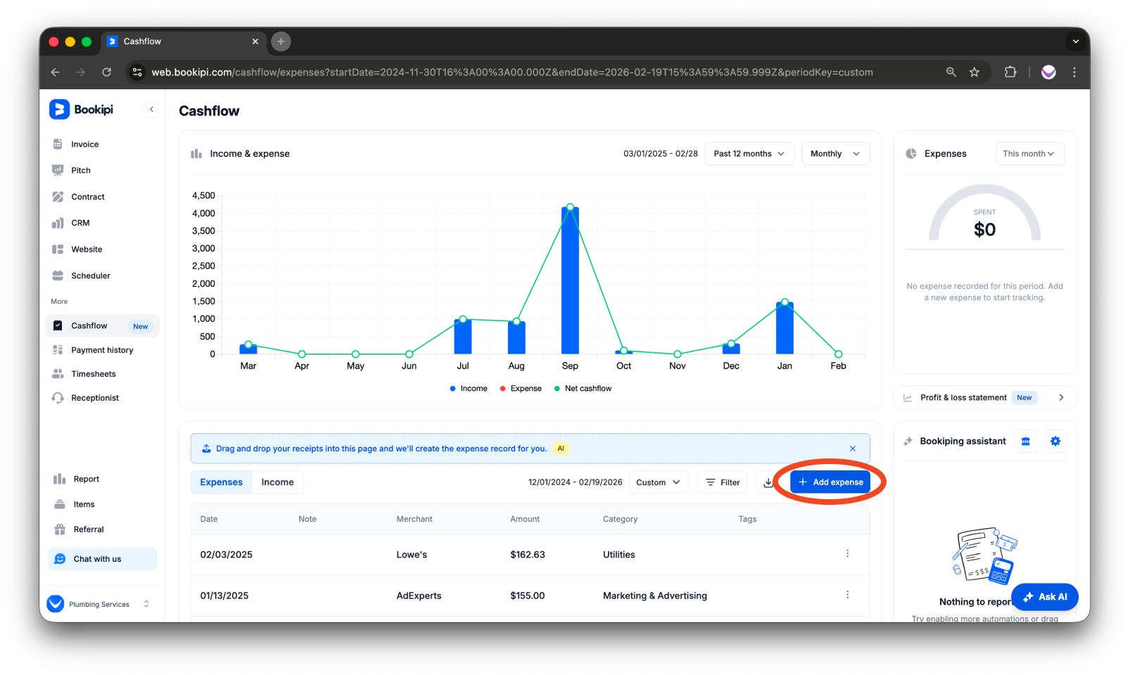 Uncategorized - How to manually add expense on the Web app - 2