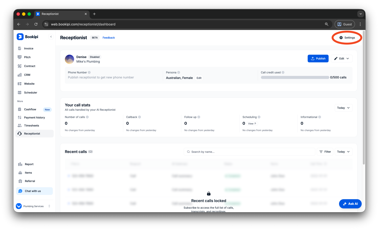 Uncategorized - How to enable notifications for Bookipi AI Receptionist - 2