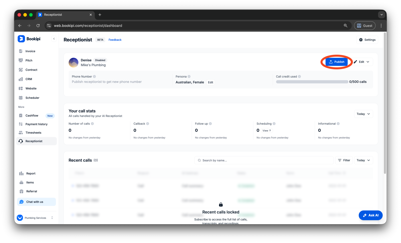 Uncategorized - How to subscribe to the AI Receptionist - 10