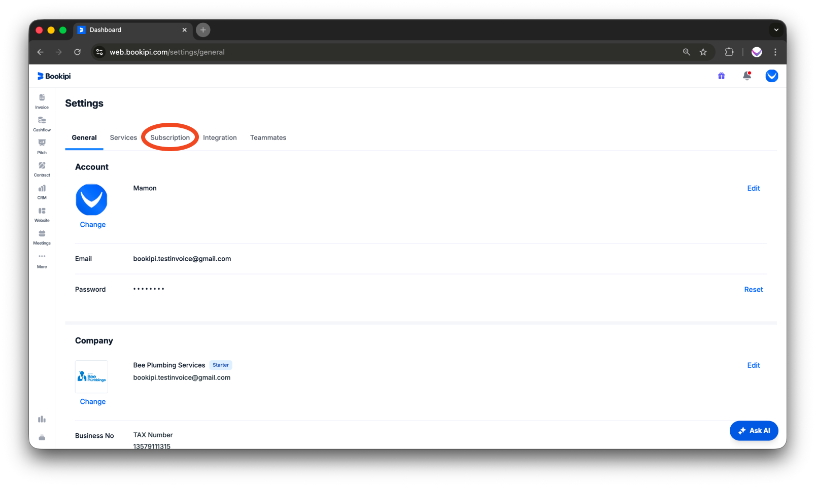 Bookipi Subscriptions - How to cancel a subscription - 4