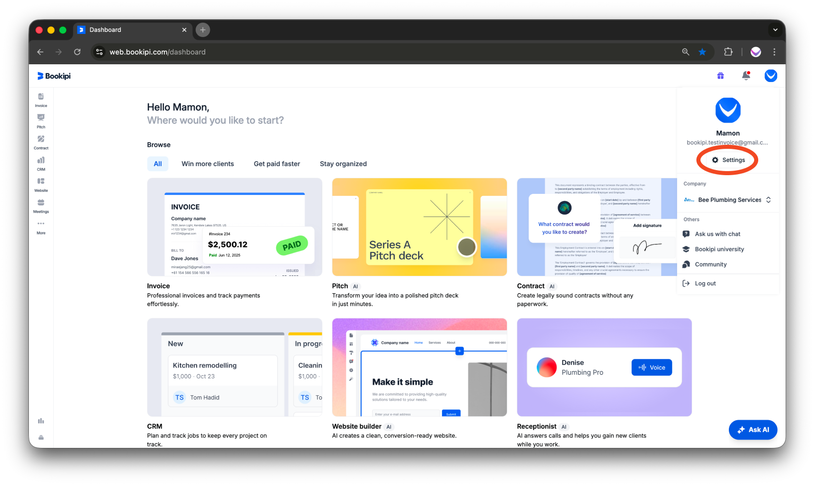 Bookipi Subscriptions - How to check and manage your subscription - 3