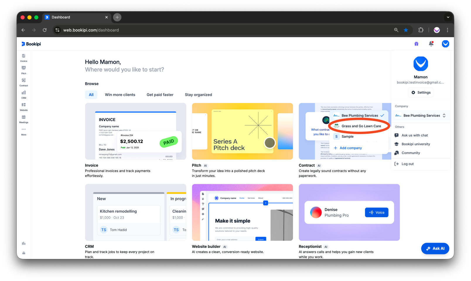 Bookipi Subscriptions - How to subscribe to multiple businesses - 3