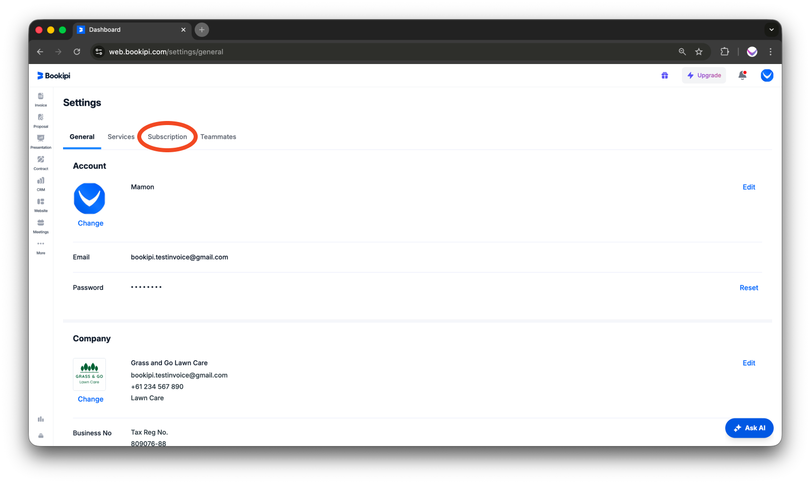 Bookipi Subscriptions - How to subscribe to multiple businesses - 5