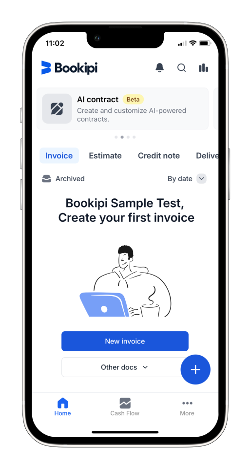 Invoice Mobile App - How to create an account - 8