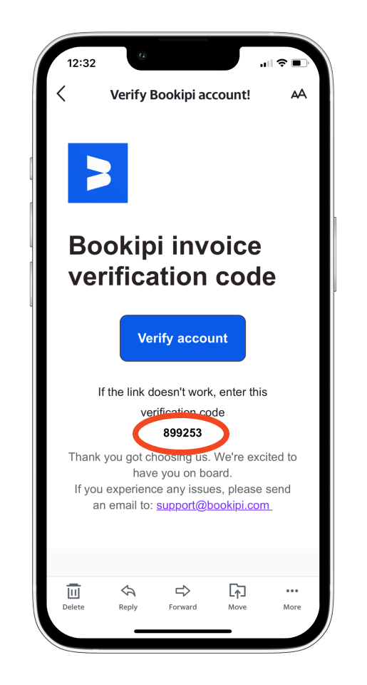 Invoice Mobile App - How to verify your account - 10